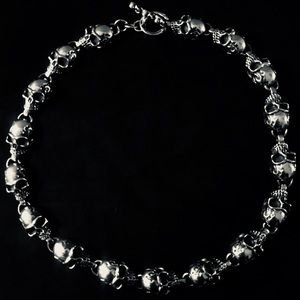 Stainless steal Skull Necklace